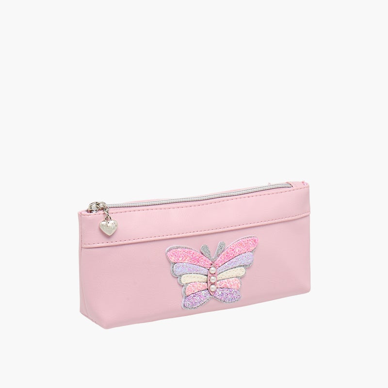 OMG Pouch - Butterfly-1 Cnmprt (Pvc) Pink \ 21.59X5.08X9.525 - Image 2